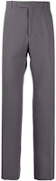 Gucci SS23 Gray Solid Mid-Rise Straight-Leg Trousers 685938-Z798C-1101 Gucci SS23 Gray Solid Mid-Rise Straight-Leg Trousers 685938-Z798C-1101