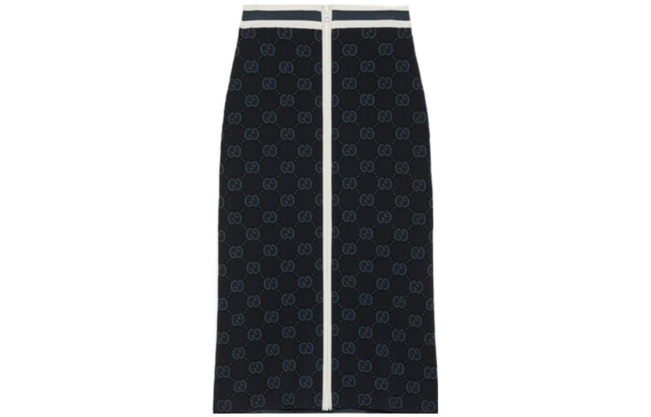 GUCCI SS23 Jacquard Casual Sports Skirt Black. 754040-XKDCR-1142 圖 2