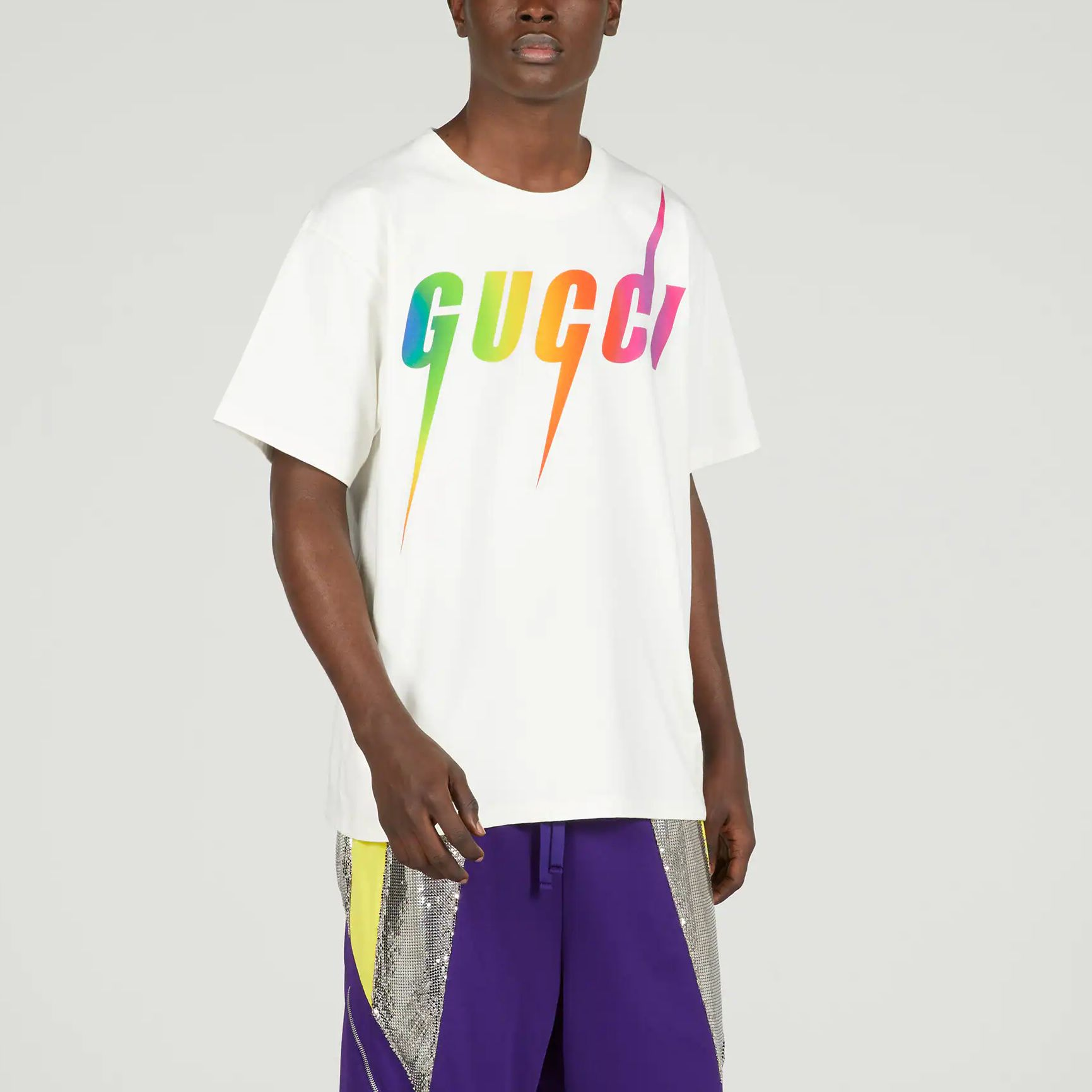GUCCI SS23 Knife Blade Print T-Shirt Gift Box - Off White 616036-XJFF9-9095 圖 5