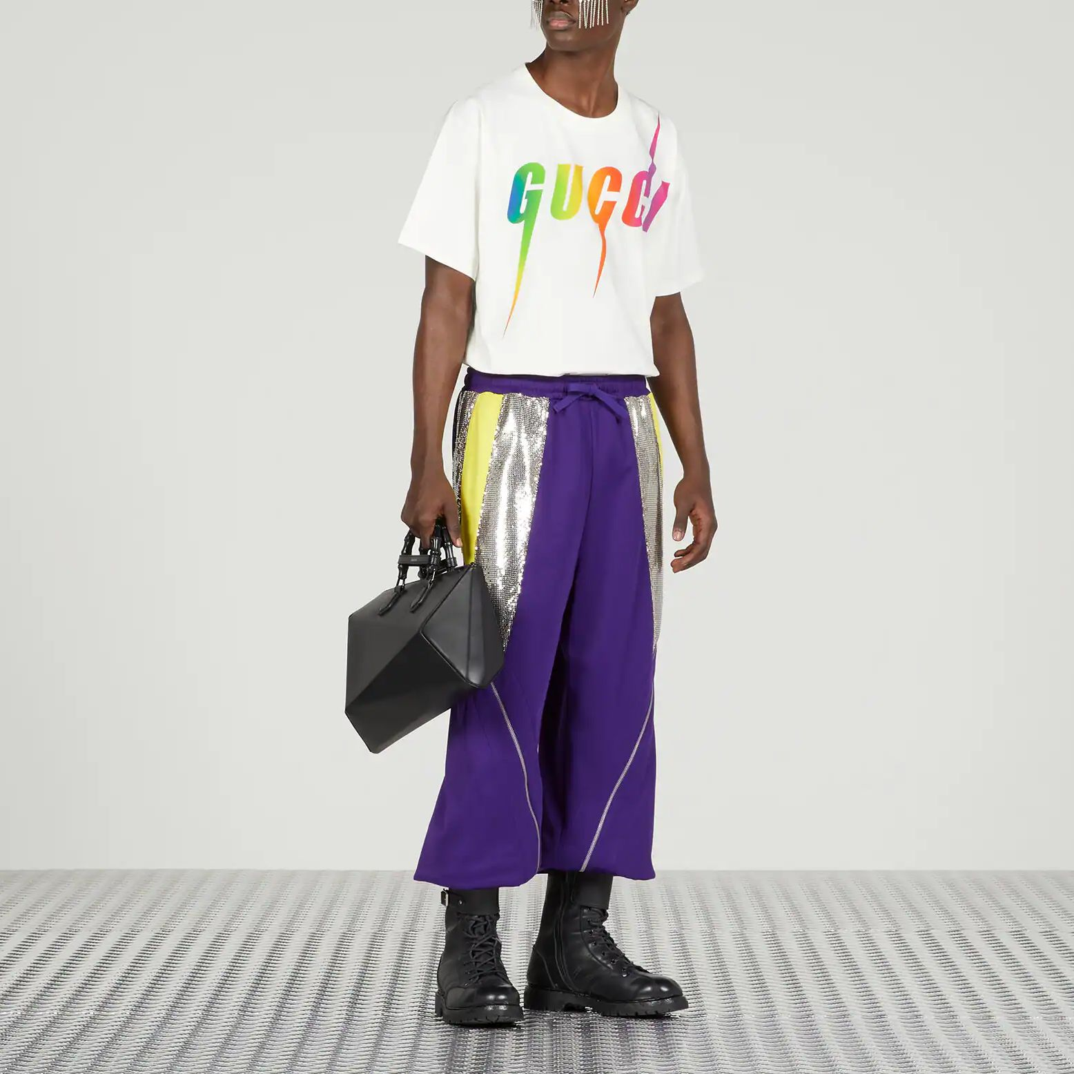 GUCCI SS23 Knife Blade Print T-Shirt Gift Box - Off White 616036-XJFF9-9095 圖 6