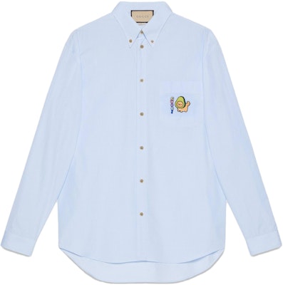 Gucci SS23 Baju Lengan Panjang Biru Muda Sulaman Haiwan 734120-ZAMHD-9716 Buy Gucci SS23 Baju Lengan Panjang Biru Muda Sulaman Haiwan 734120-ZAMHD-9716