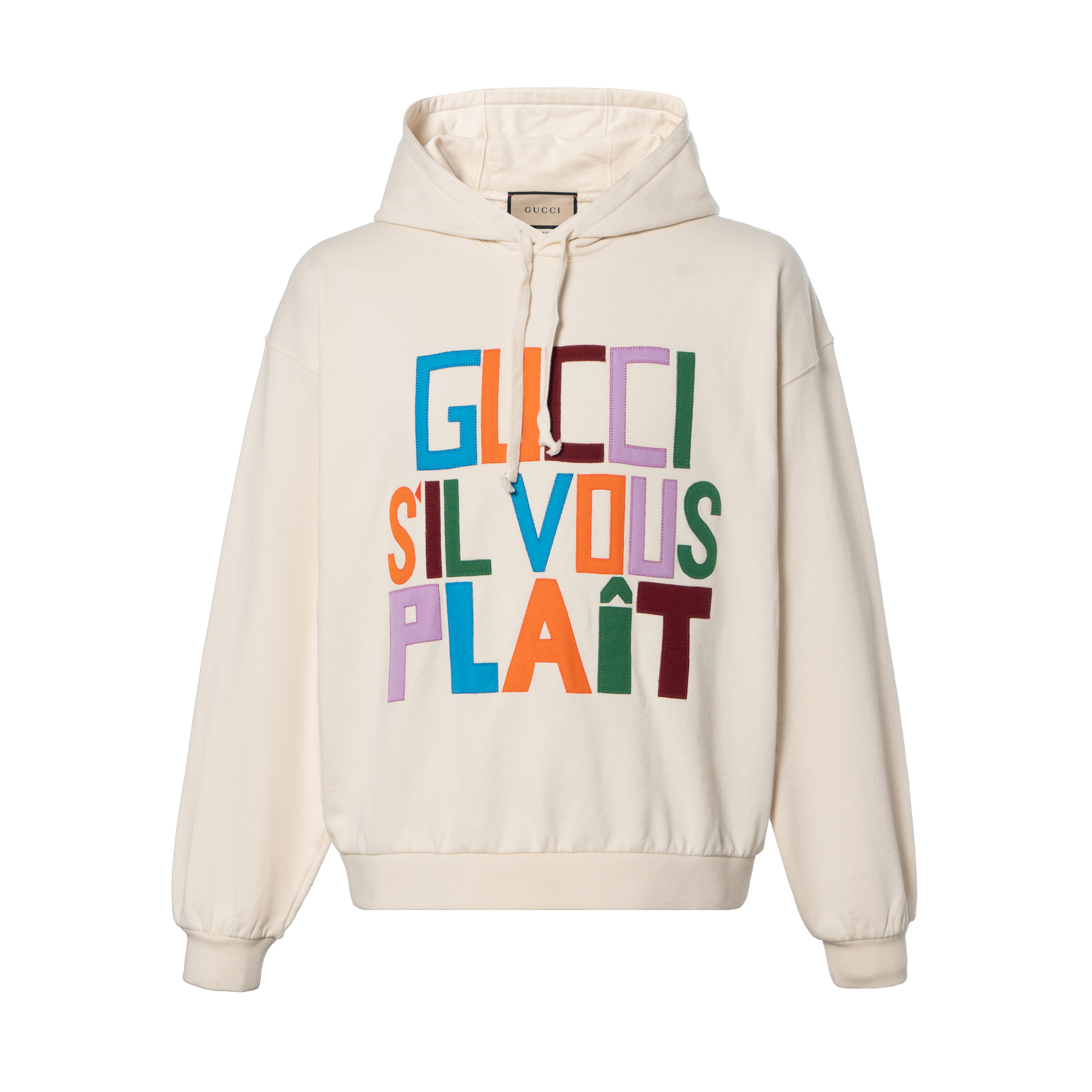 Gucci SS23 Logo Hoodie Beige 721427-XJFFW-9162