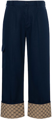 Gucci SS23 徽標印花束腳休閒褲 753122-XDCJM-4741 Buy Gucci SS23 徽標印花束腳休閒褲 753122-XDCJM-4741