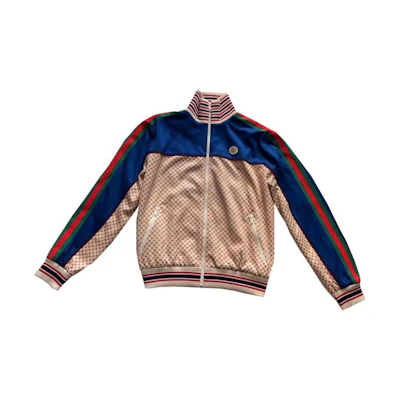 Gucci SS23 Logo Printed Colorblock Casual Jacket Multicolor Men 655196-XJDFP-9124