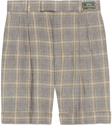 古驰 SS23 Love March 格纹直筒短裤 多彩色 690519-ZAILW-1136 Buy 古驰 SS23 Love March 格纹直筒短裤 多彩色 690519-ZAILW-1136