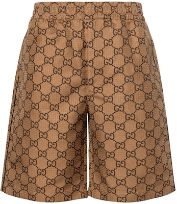 Gucci SS23 經典雙G標誌彈性腰圍短褲 棕色 722332-ZAJW8-9867 Buy Gucci SS23 經典雙G標誌彈性腰圍短褲 棕色 722332-ZAJW8-9867
