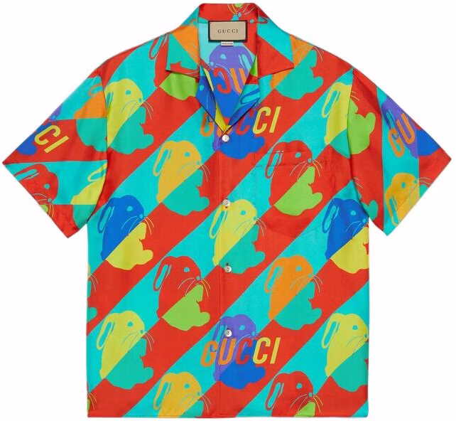 gucci-ss-23-multicolor-bunny-print-silk-short-sleeve-sun-protection-shirt-723823-zal-0-s-4886
