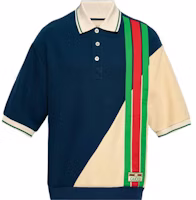 GUCCI SS23 Multicolor Striped Short Sleeve Polo Shirt for Men. 752280-XJFS2-4384 GUCCI SS23 Multicolor Striped Short Sleeve Polo Shirt for Men. 752280-XJFS2-4384
