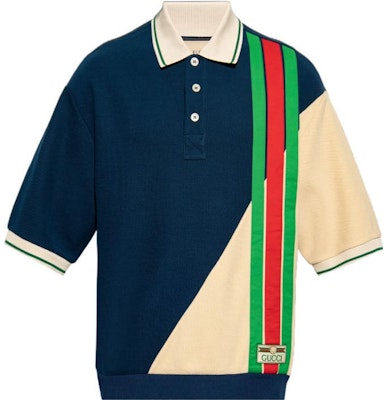 GUCCI SS23 Polo de Hombre Multicolor a Rayas de Manga Corta. 752280-XJFS2-4384 Buy GUCCI SS23 Polo de Hombre Multicolor a Rayas de Manga Corta. 752280-XJFS2-4384