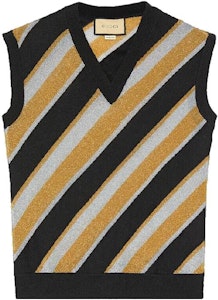 구찌 SS23 멀티컬러 스트라이프 브이넥 스웨터 베스트 716234-XKCP8-1152 Buy 구찌 SS23 멀티컬러 스트라이프 브이넥 스웨터 베스트 716234-XKCP8-1152