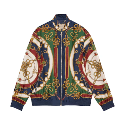 Gucci SS23 Patterned Full-Print Zip Jacket Multicolor 690277-ZAITD-4759