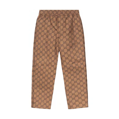 Gucci SS23 Patterned Relaxed-Fit Pants Brown 722331-ZAJW8-9867