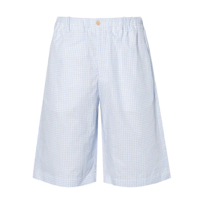 Gucci SS23 Plaid Print Zip Casual Shorts 738074-ZANGD-4305