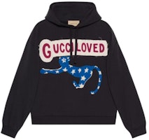 Gucci SS23 Pre-Fall Loose Fit Geometric Hoodie Black for Men 721427XJFWI1283 Gucci SS23 Pre-Fall Loose Fit Geometric Hoodie Black for Men 721427XJFWI1283