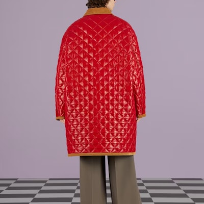 GUCCI SS23 Abrigo Acolchado de Algodón Revestido con Cuello 731360-Z8BDN-6429 Shop GUCCI SS23 Abrigo Acolchado de Algodón Revestido con Cuello 731360-Z8BDN-6429