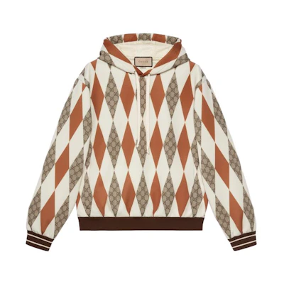 Gucci SS23 Quilted Print Hoodie Men’s White 727895-XJE8M-2454