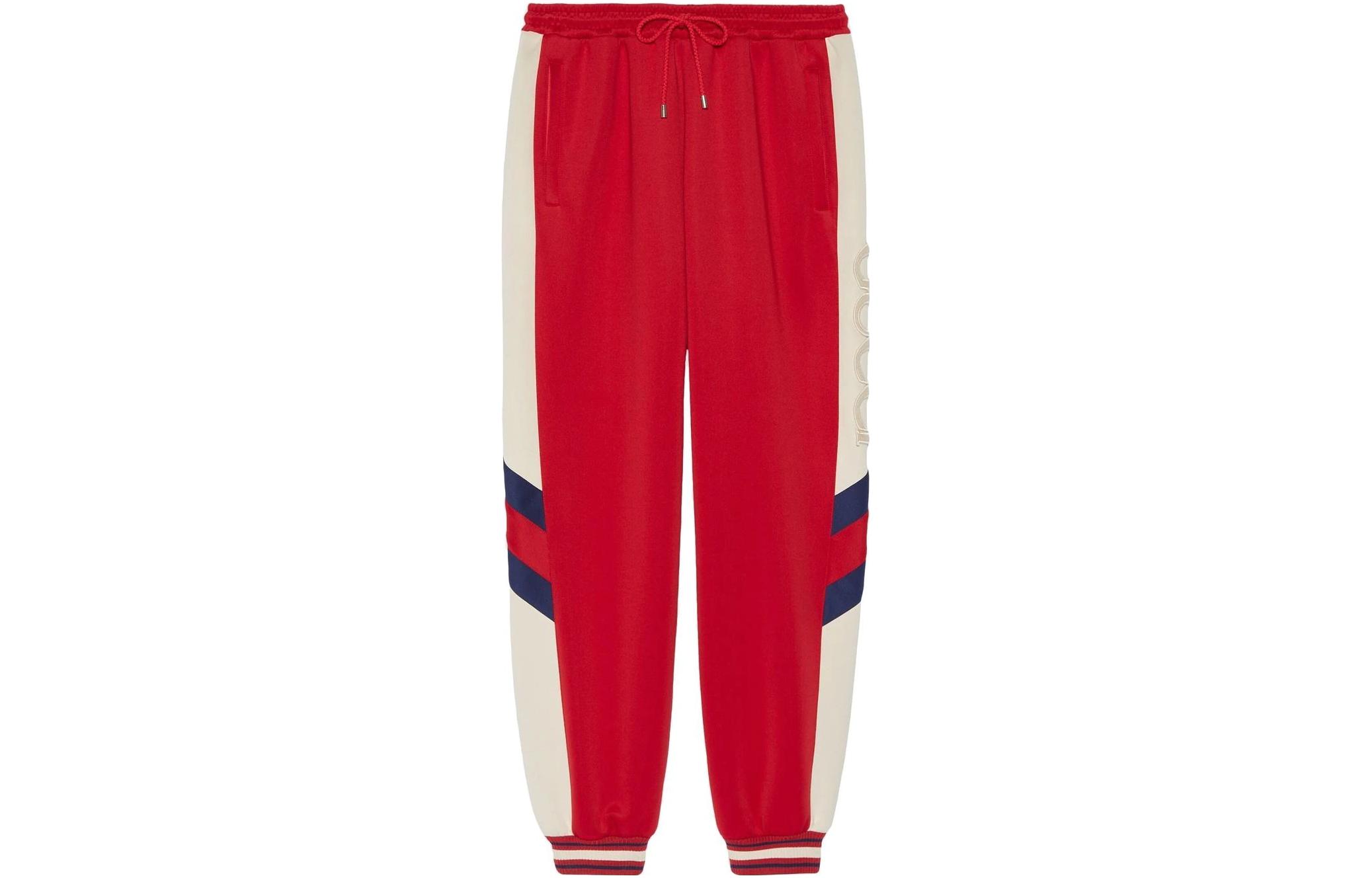 Gucci SS23 Red Elastic Waistband Jogger Pants 715190-XJETH-6480