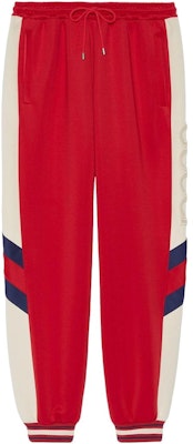 Gucci SS23 紅色彈性腰帶運動長褲 715190-XJETH-6480 Buy Gucci SS23 紅色彈性腰帶運動長褲 715190-XJETH-6480