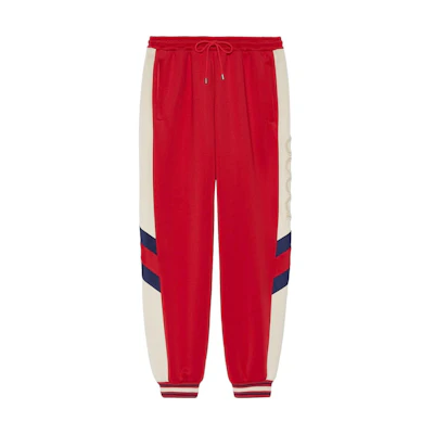 Gucci SS23 Red Elastic Waistband Jogger Pants 715190-XJETH-6480
