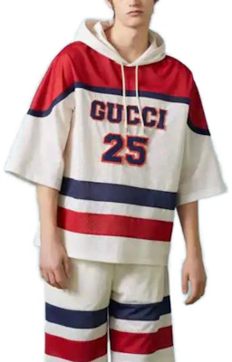 Gucci SS23 Red Hoodie with Letter Print - Casual and Oversized Style 741497-XJFFK-9212 Lookbook Gucci SS23 Red Hoodie with Letter Print - Casual and Oversized Style 741497-XJFFK-9212