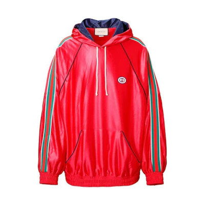 Gucci SS23 Red Logo Stripe Hoodie 653373-XJDI9-6429