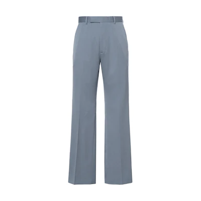 Gucci SS23 Solid Color Zipper Mid-Rise Straight-Leg Pants for Men 672087-ZAMID-4986