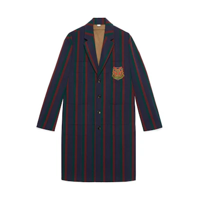 Gucci SS23 Striped Print Long Sleeve Casual Coat Multicolor 575313-ZACB8-4310