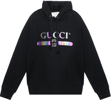Gucci SS23 Unisex Logo Hoodie Black 475374-XJAPA-1082 Buy Gucci SS23 Unisex Logo Hoodie Black 475374-XJAPA-1082
