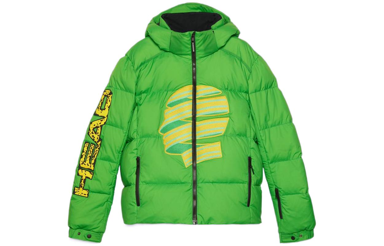 Gucci SS23 Vault Altitude Capsule Logo Print Zip Hoodie Jacket Green Men’s 756371-XVMAC-0300