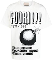 Gucci SS23 White Logo Print Crewneck T-Shirt 616036-XJFFO-9095 Gucci SS23 White Logo Print Crewneck T-Shirt 616036-XJFFO-9095