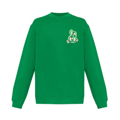 Gucci SS23 Year of the Rabbit Green Oversized Crewneck Sweatshirt Men 726466-XJE54-3868
