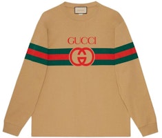 Gucci SS23 Yellow Crewneck Sweatshirt with Logo Print 581903-XJET2-2094 Gucci SS23 Yellow Crewneck Sweatshirt with Logo Print 581903-XJET2-2094