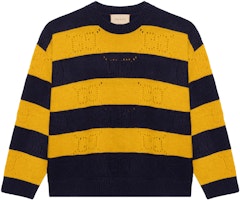 Gucci SS23 Yellow GG Patterned Wool Sweater 751021-XKDFT-7021 Gucci SS23 Yellow GG Patterned Wool Sweater 751021-XKDFT-7021