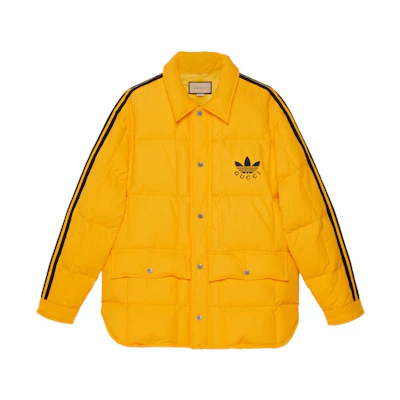 GUCCI SS23 Yellow Logo Print Long-Sleeve Jacket Unisex 722513-ZALC8-7470