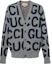 Buy GUCCI SS24 灰色針織字母圖案長袖毛衣 771707-XKDLV-1140