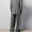 Purchase GUCCI SS24 Seluar Kelabu Potongan Lurus Corak Kotak dengan Horsebit 680704-ZAOPD-1016