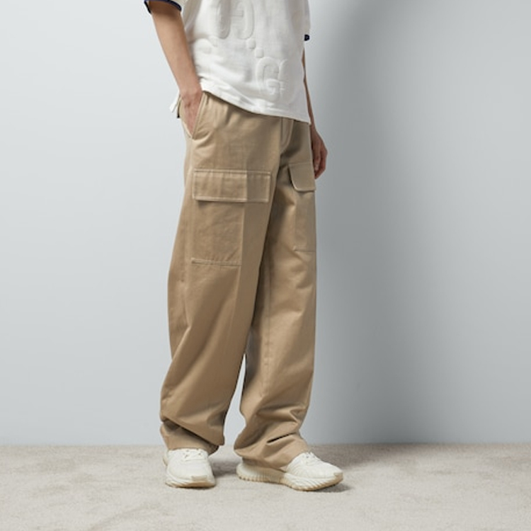 Purchase Pantalones Casuales Kaki de Pierna Recta GUCCI SS24 con Bordado de Logo. 762309-ZAPRO-9569