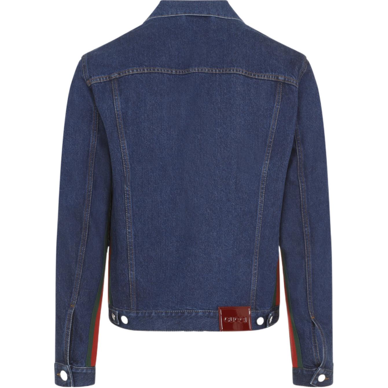 GUCCI SS24  Solid Single-Breasted Denim Jacket in Blue. 792651-XDC28-4759 圖 3