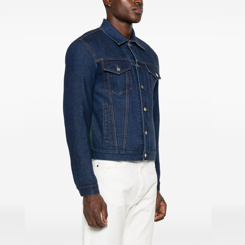 GUCCI SS24  Solid Single-Breasted Denim Jacket in Blue. 792651-XDC28-4759 圖 6