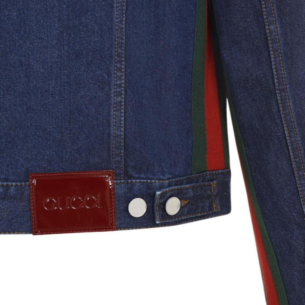 GUCCI SS24  Solid Single-Breasted Denim Jacket in Blue. 792651-XDC28-4759 圖 7