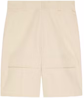 Gucci SS24 Beige Mid-Rise Straight Fit Casual Shorts 769981-ZAPRO-9506 Gucci SS24 Beige Mid-Rise Straight Fit Casual Shorts 769981-ZAPRO-9506