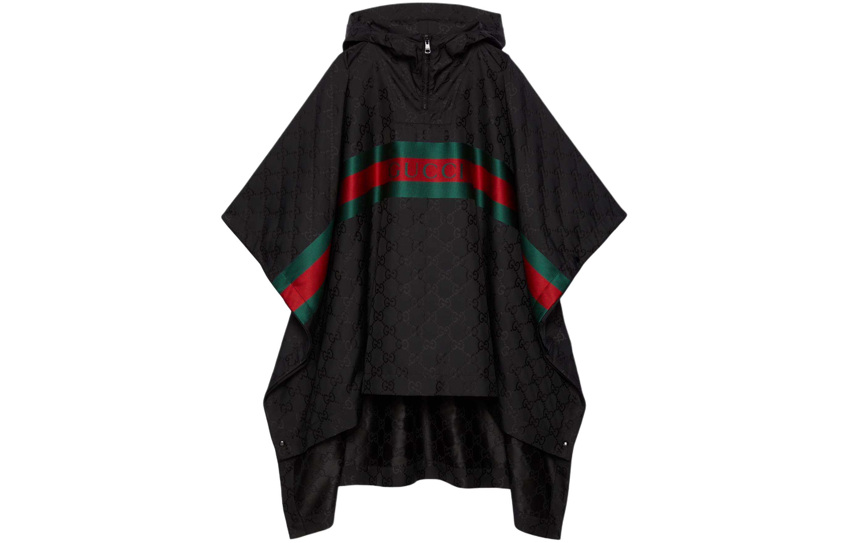 Gucci SS24 Black Letter Stripe Hooded Jacket 782642-ZAQC9-1060