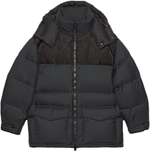 古驰 SS24 黑色标志拼接连帽羽绒夹克 762558-Z8BNG-1000 Buy 古驰 SS24 黑色标志拼接连帽羽绒夹克 762558-Z8BNG-1000