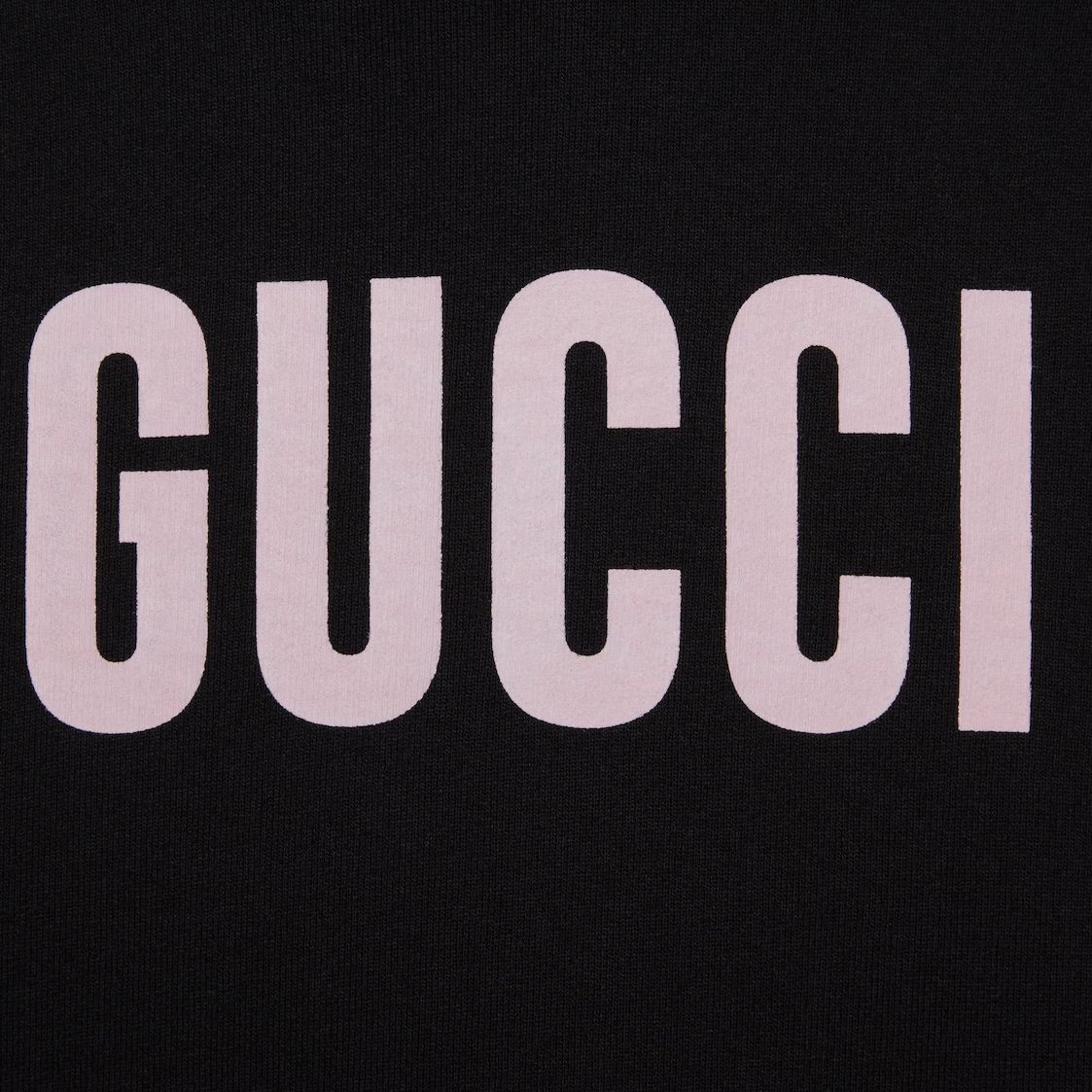 Gucci SS24 Black Logo Print Hoodie Long Sleeve Sweatshirt 780571-XJGH8-1152 圖 7