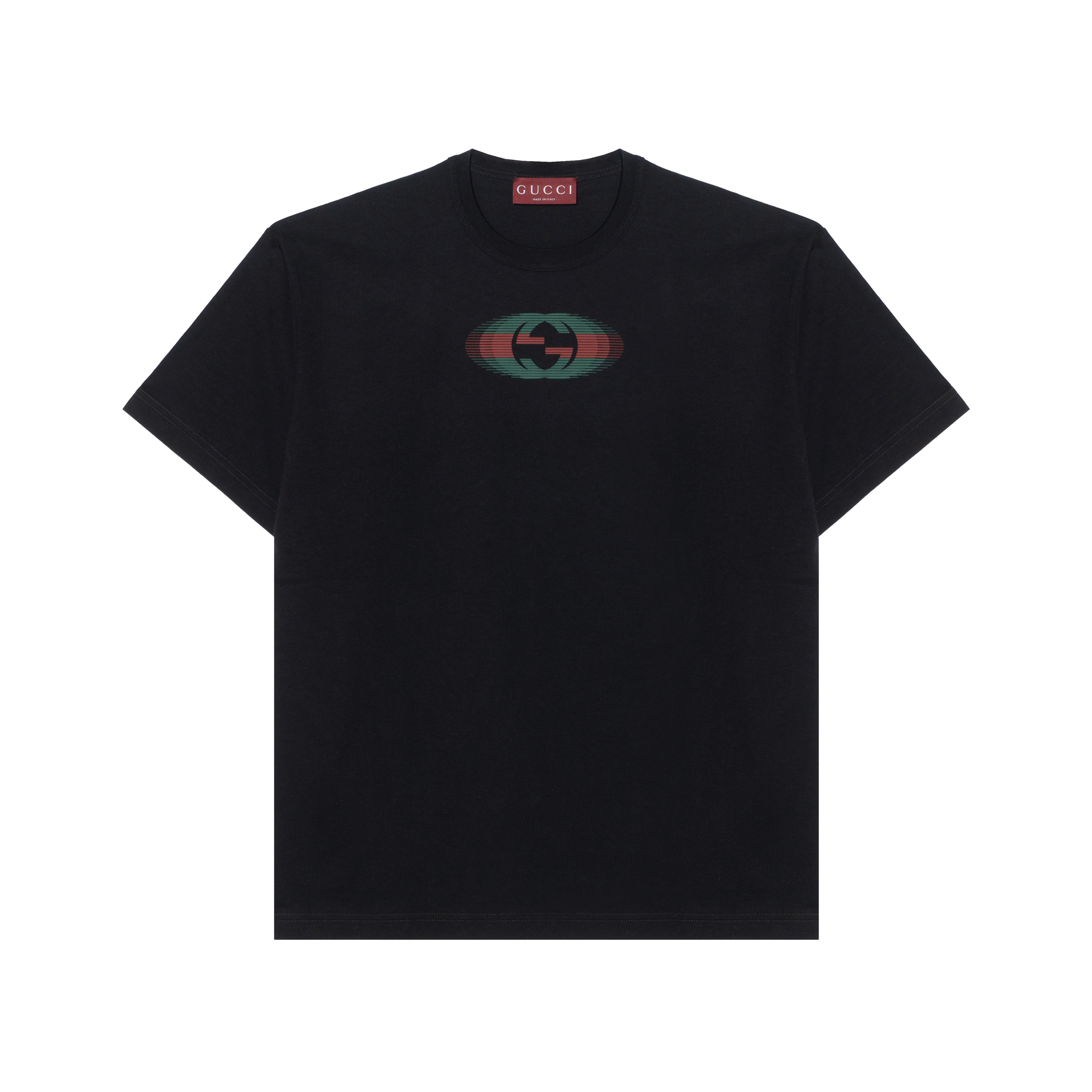 Gucci SS24 Black Oversized Logo Print Tee 795957-XJGQ5-1152