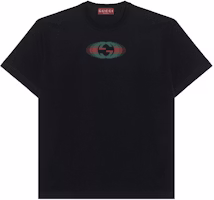 Gucci SS24 Black Oversized Logo Print Tee 795957-XJGQ5-1152 Gucci SS24 Black Oversized Logo Print Tee 795957-XJGQ5-1152