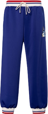 古驰SS24蓝条纹龙刺绣运动裤 770900-XJGBV-4447 Buy 古驰SS24蓝条纹龙刺绣运动裤 770900-XJGBV-4447