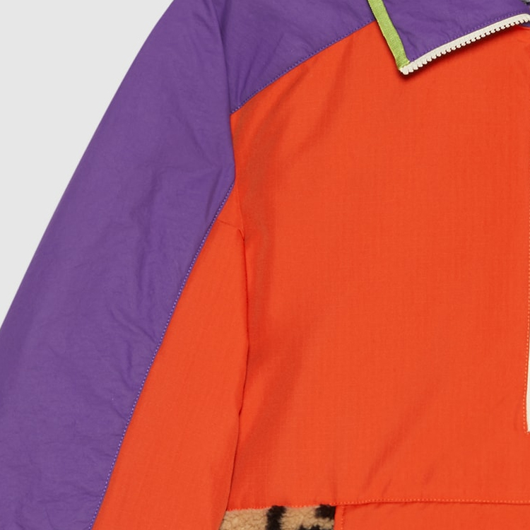 Gucci SS24 Camel Patchwork Logo Print Hooded Jacket 768621-XJF4B-2491 圖 7