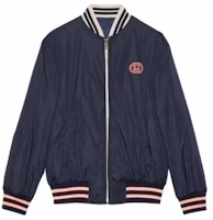 Gucci SS24 Deep Blue Zip-Up Track Jacket 770283-ZAPA0-4348 Gucci SS24 Deep Blue Zip-Up Track Jacket 770283-ZAPA0-4348