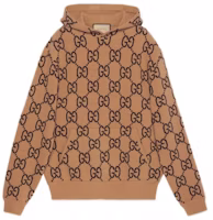 Gucci SS24 Khaki Brown Patterned Pullover Hoodie 770582-XKDSL-2667 Gucci SS24 Khaki Brown Patterned Pullover Hoodie 770582-XKDSL-2667